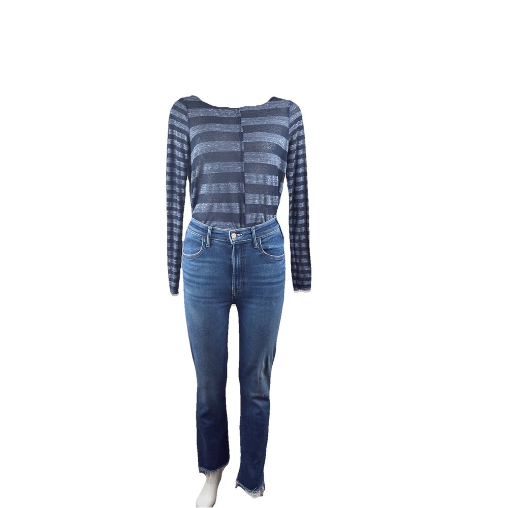 MOTHER Blue Ankle & Cropped Jeans